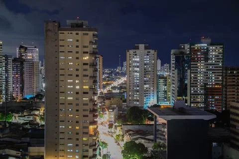 Partial view of the city of Belem Stock Photos