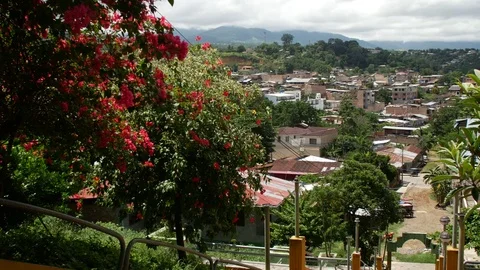 Partial view of Tarapoto, Peru Stock Footage 80438265