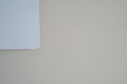 Partial white canva template mock up on beige wall home interior 스톡 사진