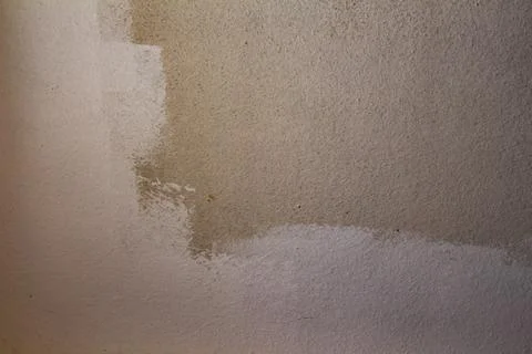 Partially painted wall Stock Photos