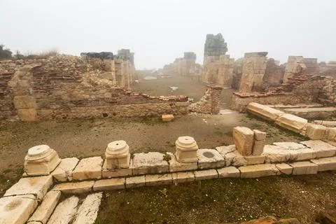 Partially reconstructed Roman Baths complex of Sagalassos, Turkey Stock-Fotos
