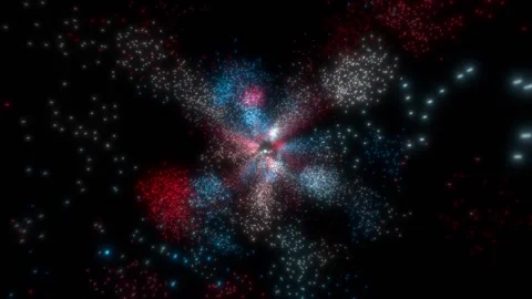 Partical dots Stock Footage 131271600