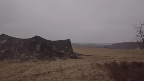 Participants fire 105mm High Explosive (HE) rounds from the Howitzer - 2018 Video stock 95811209