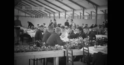 Participants having their meal Stock Footage 43440133