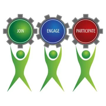 Participation Team Stock Illustration