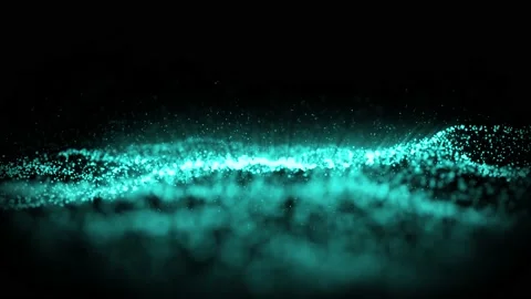 Particle abstract animation background Stock Footage 208068005