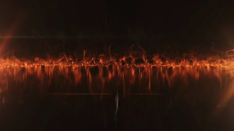 Particle Abstract Atractive Logo Title Background Stock Footage 229478076
