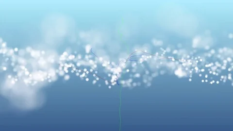 Particle abstract background Video stock 73346848