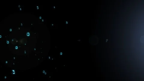 Particle Air Bubbles Rising Float Up In The Air Concept Motion Background Stock Footage 100706399