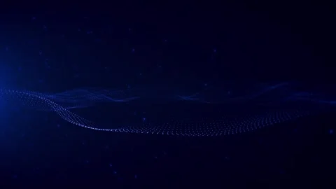 Particle and wave background Stock Footage 283725512