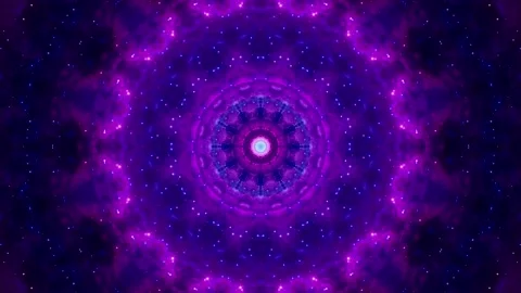 Particle animated moving mandala background Stock Footage 169634459