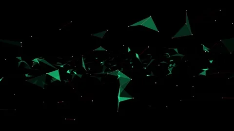Particle Animation. Abstract Particles Motion. Flowing Particles. Light Particle Stock Footage 343152871
