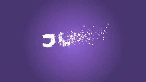 Particle Animation June Text Template Stock Footage 209269862