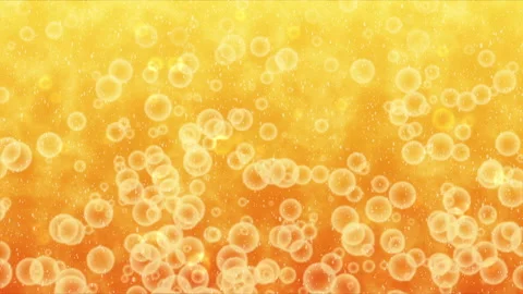 Particle animation orange Video stock 135946989