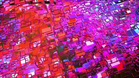 Particle Array 3d Stock Footage 197066625