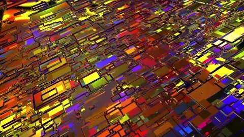 Particle Array 3d Stock Footage 197066634