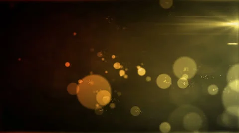 Particle Array Amber Orange Stock Footage 26053511