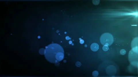 Particle Array Blue Stock Footage 12663002