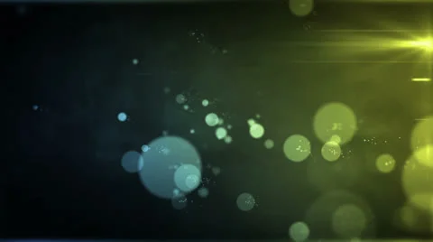 Particle Array Blue Yellow Stock Footage 26053603