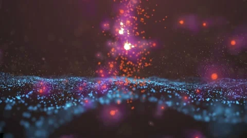 Particle background 64 Video stock 221016783