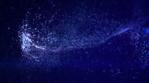 Particle background abstract. 3d rendering Vídeo Stock 220179150