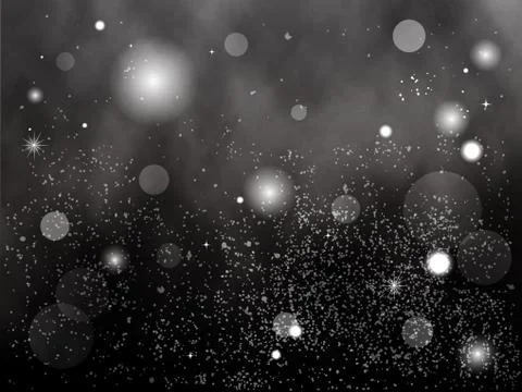 Particle background black Stock Illustration