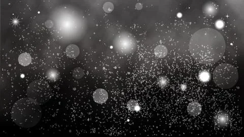 Particle background black Stock Illustration