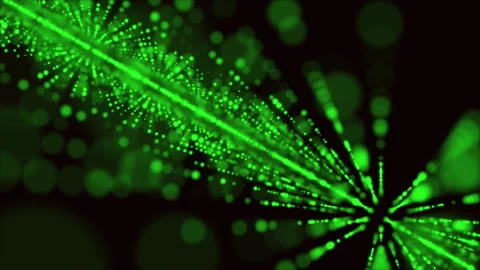 Particle background, C shiny, glow bokeh, abstract light Stock Footage 245059254