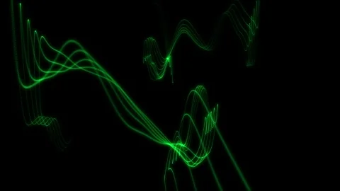 Particle background of microworld or space with bokeh and light effects Stock Footage 337758576