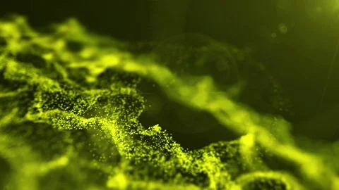 Particle background movement waves. Stock Footage 86625417