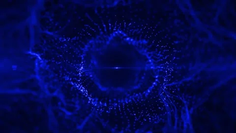 Particle Backgrounds Blue Abstract Motion Graphic Animations Stock-Footage 229476797