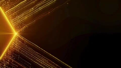 Particle beam stream, digital data flow. Dynamic pattern with power rays and Stock Footage 334024716