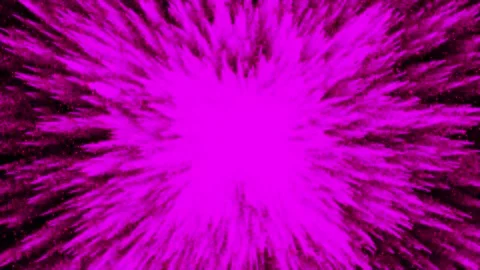 Particle Brust Animation On Outer Space. Particle Blast and astronomy concept Video stock 332884980