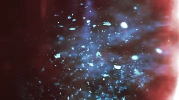 Particle cave in Video stock 85970320