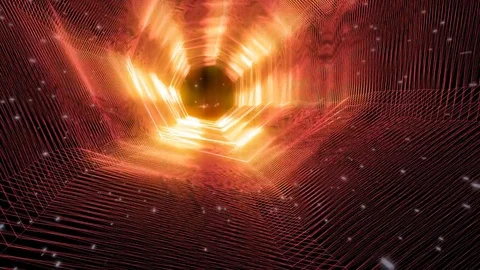 Particle cave red Stock Footage 78623921