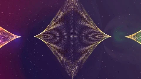 Particle Circle Abstract Background Stock Footage 76465973