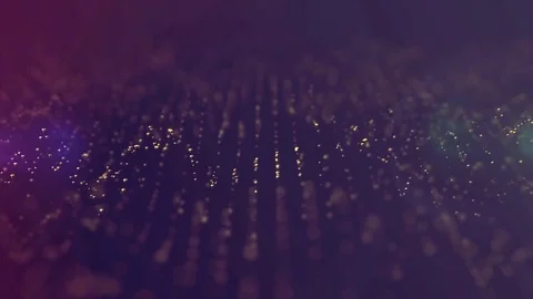 Particle Circle Abstract Background Stock Footage 76465991