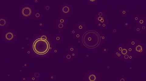 Particle circle yellow Stock Footage 35543264