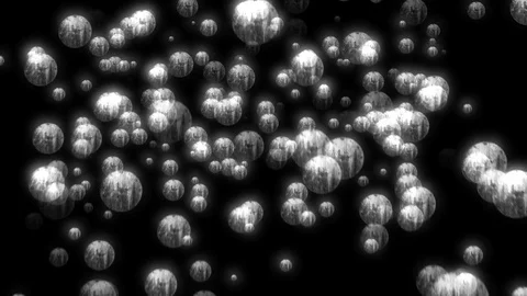 Particle Clocks rain snow Video stock 72130984
