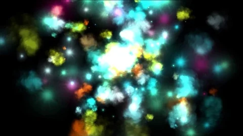 Particle clouds background loops Stock Footage 75396687