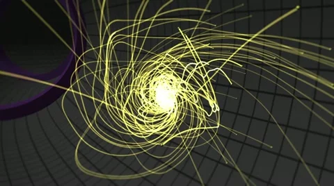 Particle Collision in Accelerator Animation (HD) Stock Footage