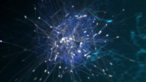 Particle Collision Stock Footage