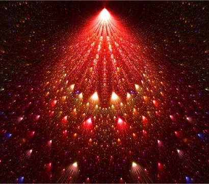 Particle congregation Stockillustratie