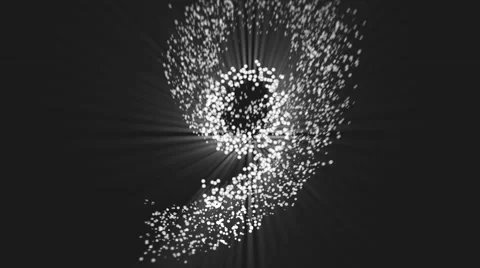Particle Countdown Stock Footage 47903151