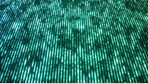 Particle data stream Illustrazione stock