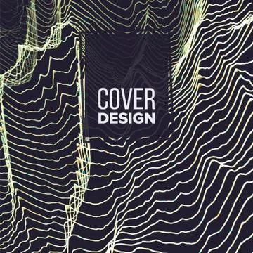 Particle Design Abstract Background Vector. Movement Surface. Data Flow Illustrazione stock