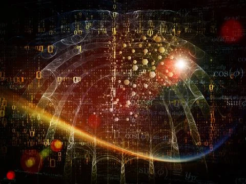 Particle Design Stock Illustration