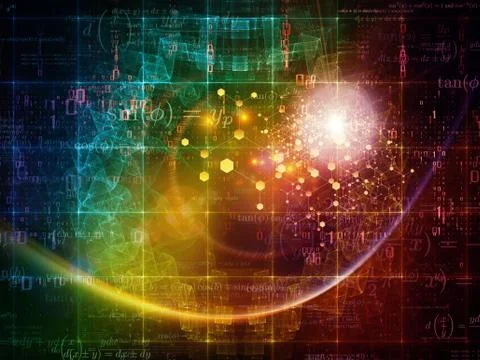 Particle Design Illustrazione stock