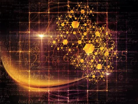 Particle Design Stockillustratie