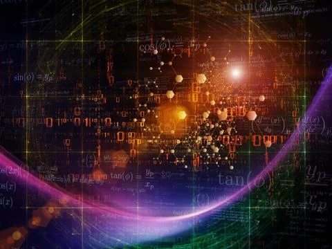 Particle Design Illustrazione stock